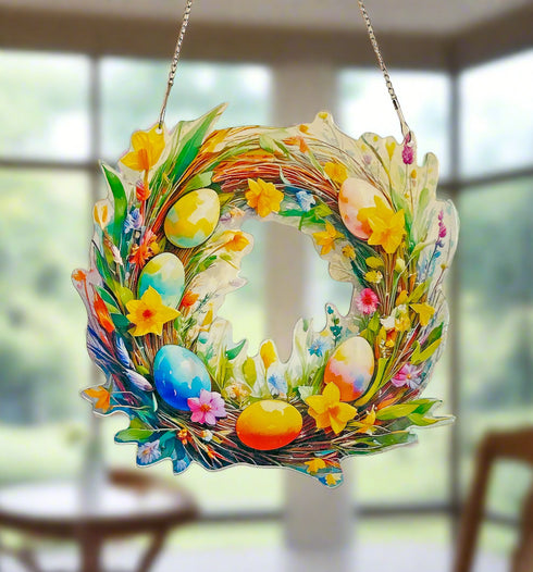 Hanging Easter Wreath